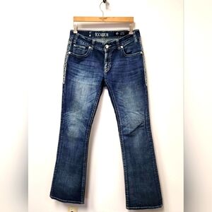 Rock & Roll Cowgirl Boot Cut Jeans Sz 31x34